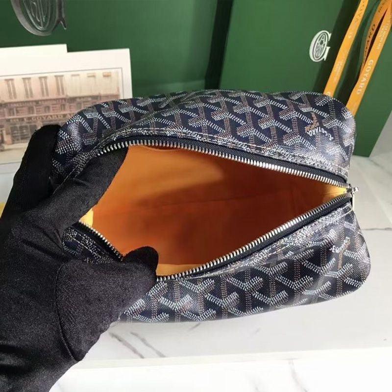 Goyard Bowling 25 Toiletry Bag In Goyardine Canvas✨
