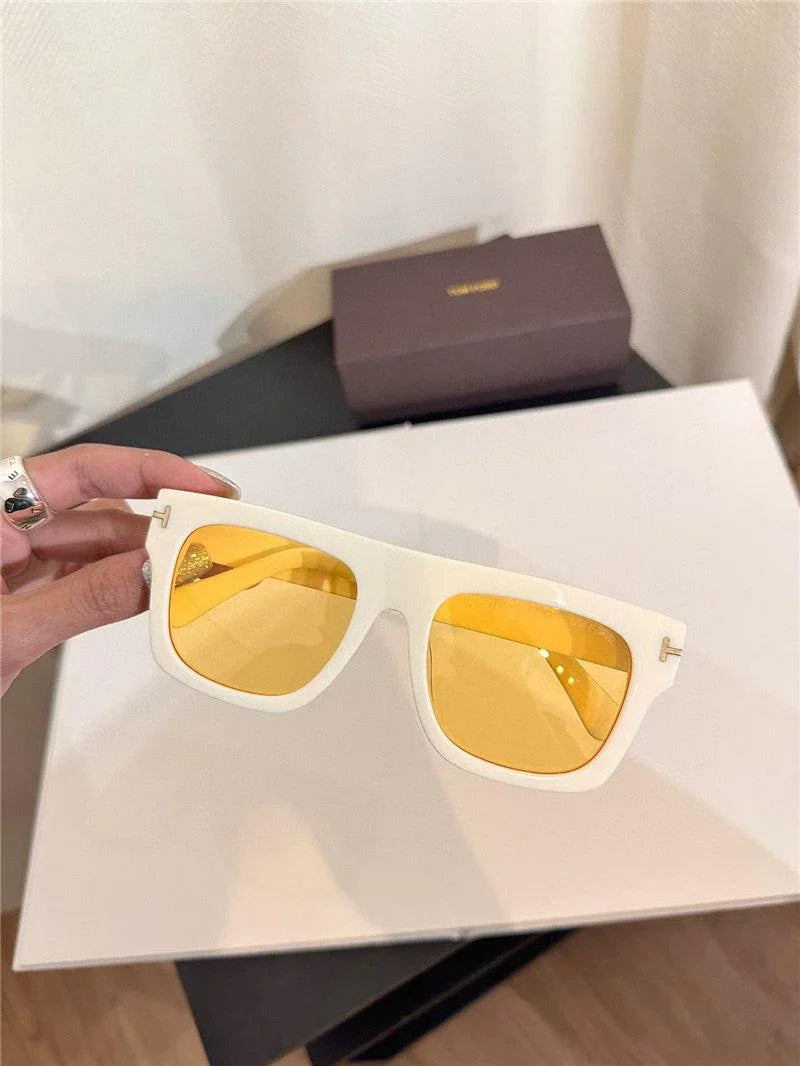 TOM FORD FAUSTO TF0711 Rectangular Sunglasses ✨