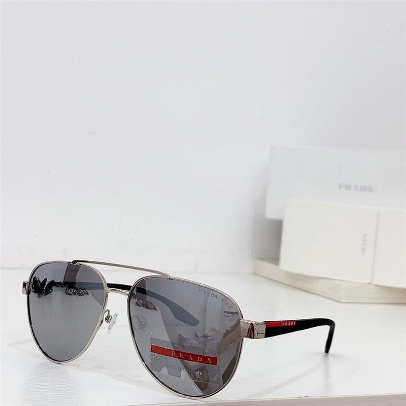 PRADA SPS54T 1AB5Z1 58 Polarized Men's Pilot Sunglasses✨