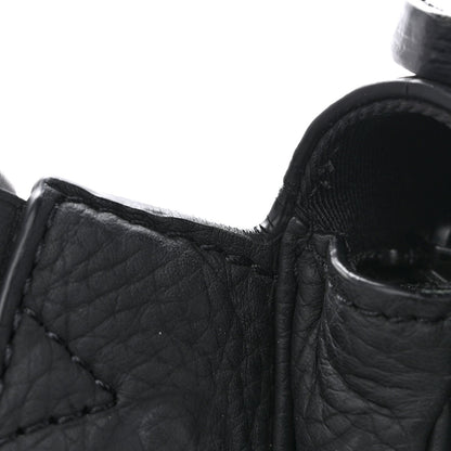 Taurillon Monogram S Lock Sling Bag Black
