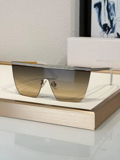 Jimmy Choo Leah Mask oversize-frame Sunglasses Women&