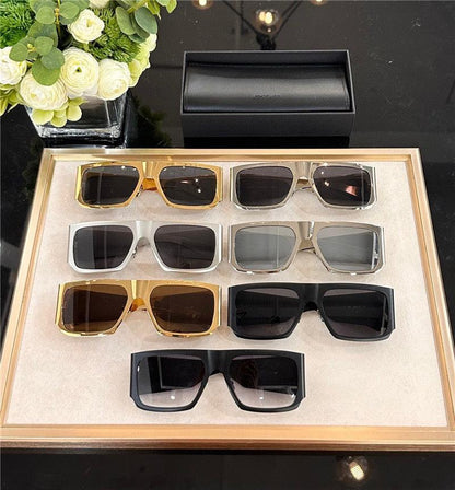 YSL 2024 SAINT LAURENT SL 635 flat-top Sunglasses $800 ✨