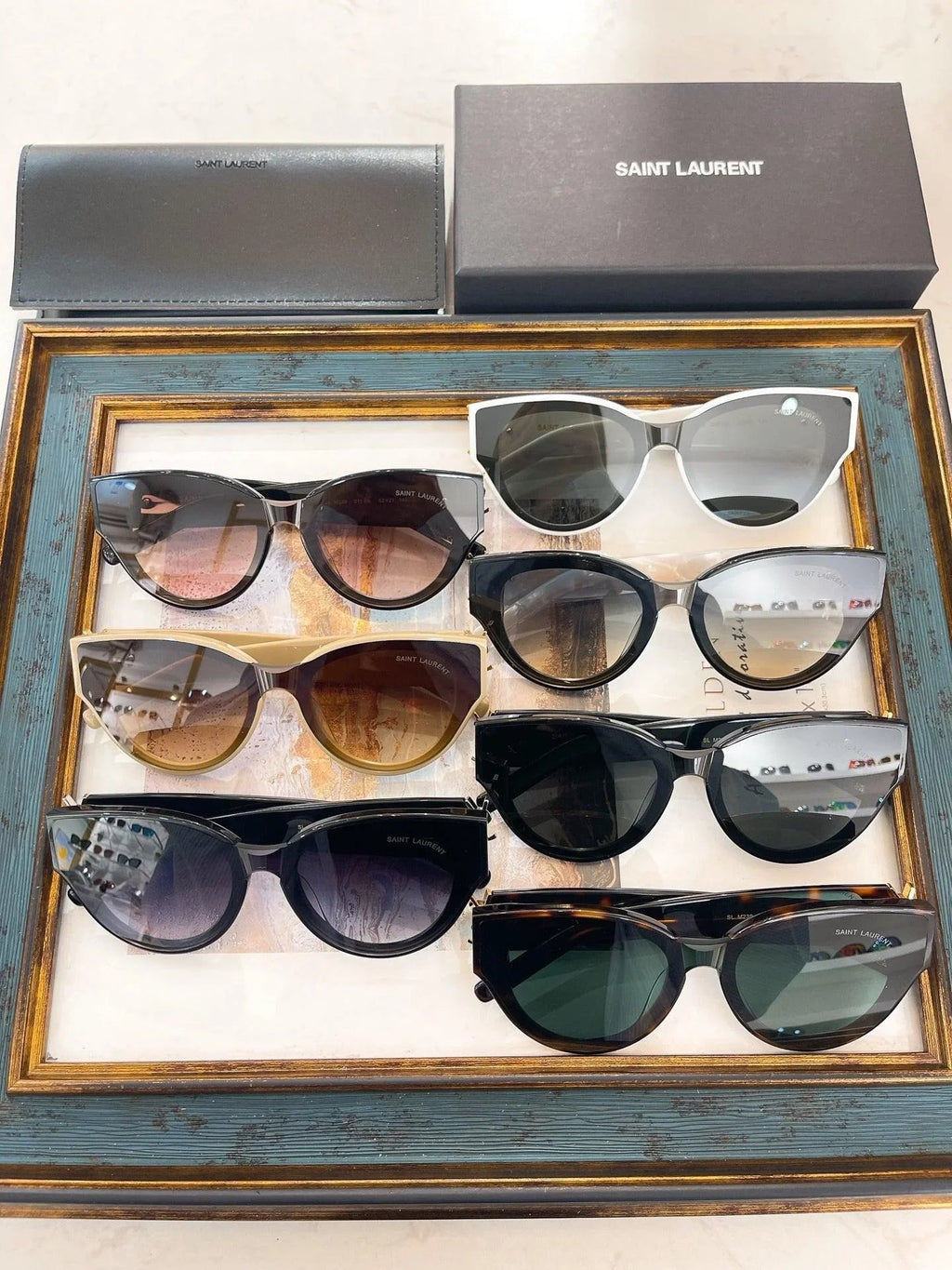 YSL Saint Laurent M239 Women's Oversize Sunglasses ✨
