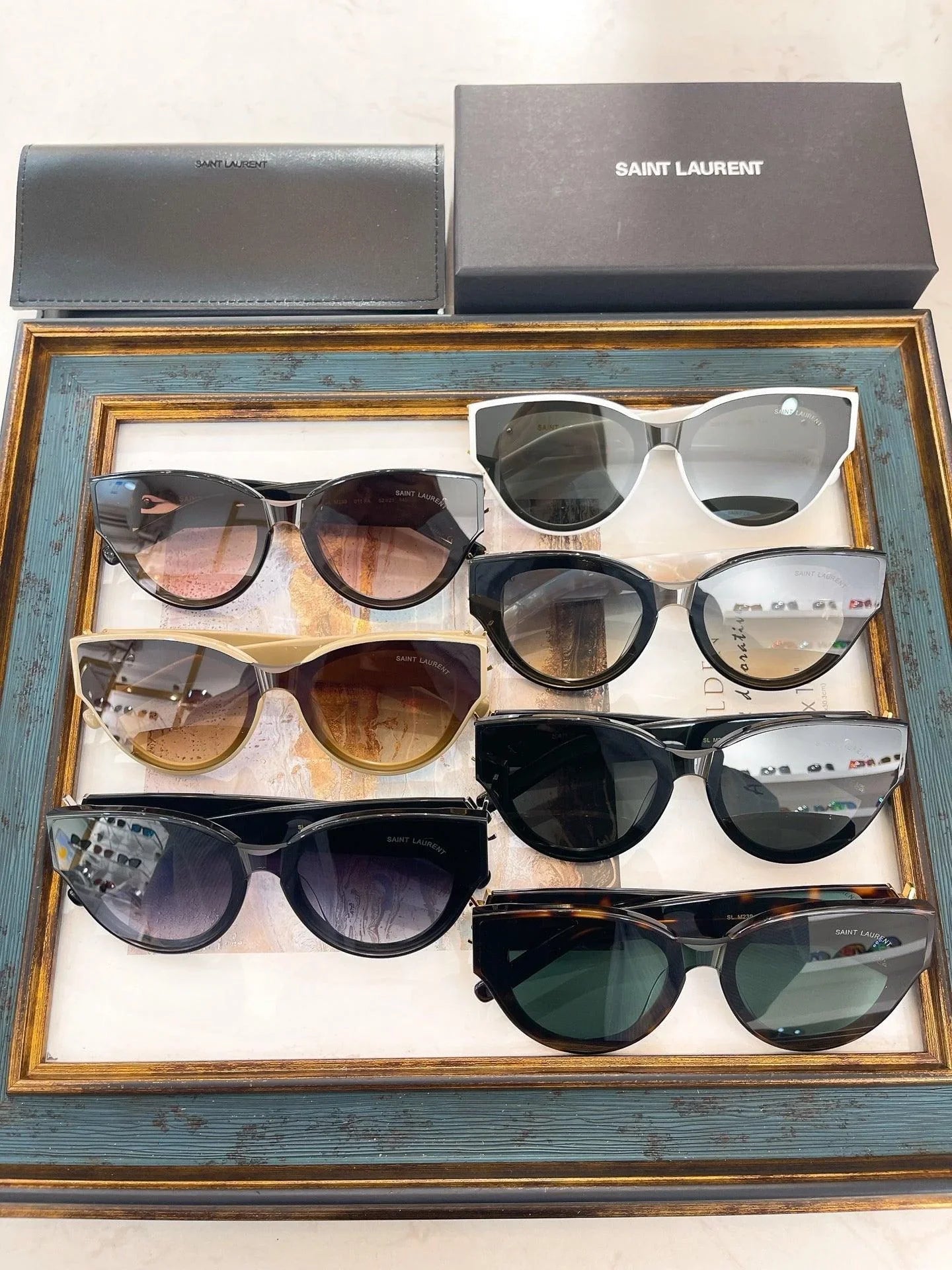YSL Saint Laurent M239 Women's Oversize Sunglasses ✨