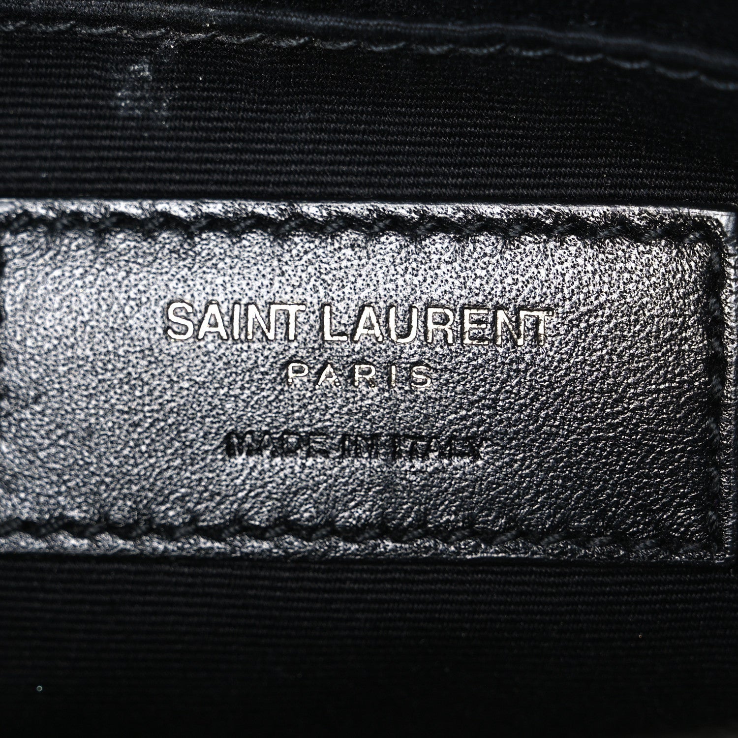 Calfskin Matelasse Monogram Lou Belt Bag Black