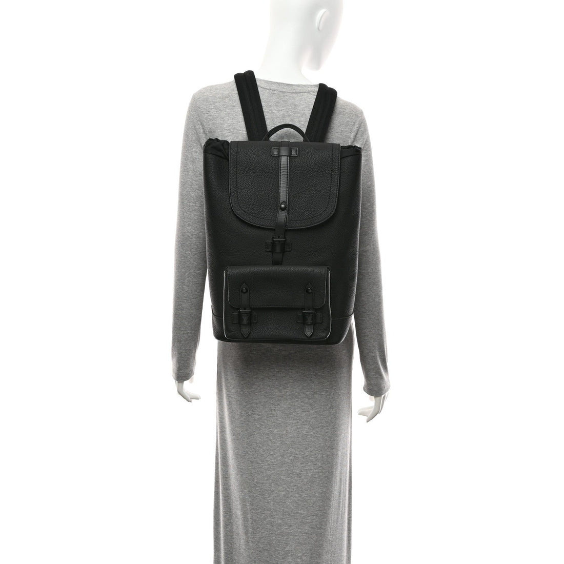 Taurillon Christopher Slim Backpack Black