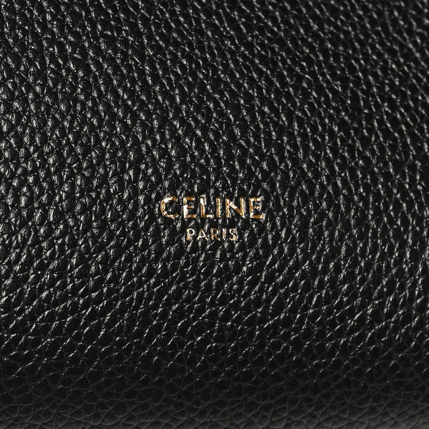 Soft Grained Calfskin Small Sangle Bucket Bag Black