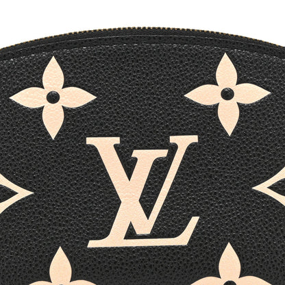 Empreinte Monogram Giant Cosmetic Pouch Black Beige