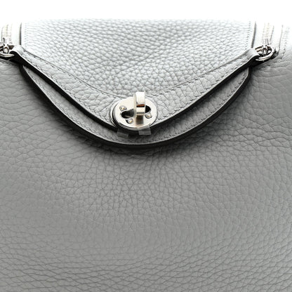 Taurillon Clemence Mini Lindy 20 Bleu Pale