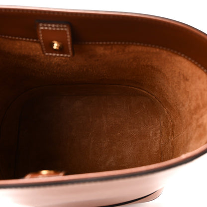 Smooth Calfskin Small Cuir Triomphe Bucket Bag Tan