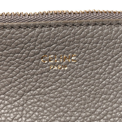 Supple Grained Calfskin Bucket 16 Bag Pebble