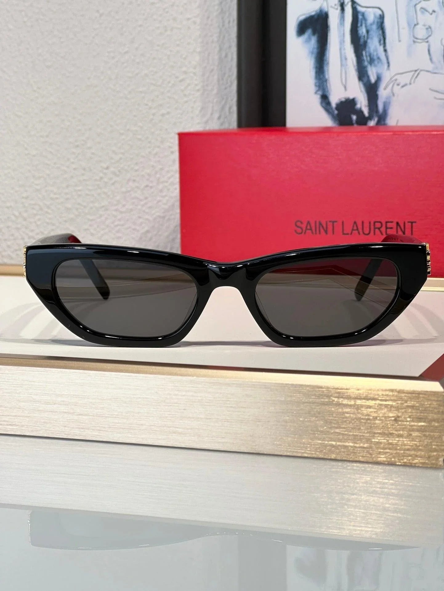 YSL Saint Laurent SL M126 cat-eye sunglasses ✨