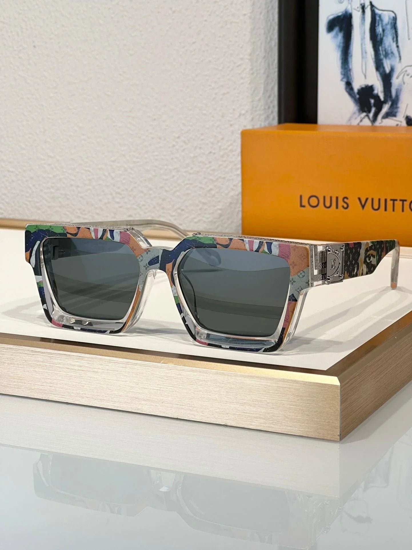 Louis Vuitton Z1910E LV Clash Low Square Sunglasses  ✨