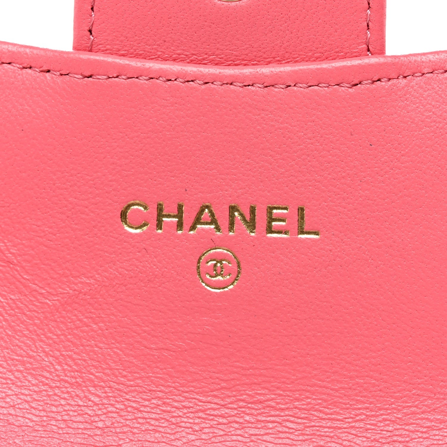 Lambskin Quilted Mini Chain Belt Bag Pink