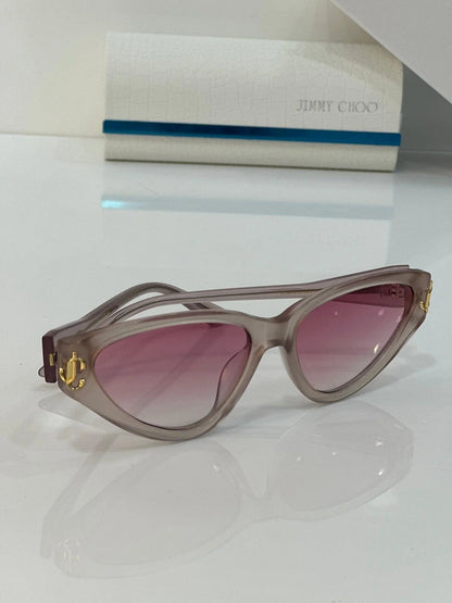 2024 Jimmy Choo JC5019 Cat Eye Sunglasses with Glitter women&