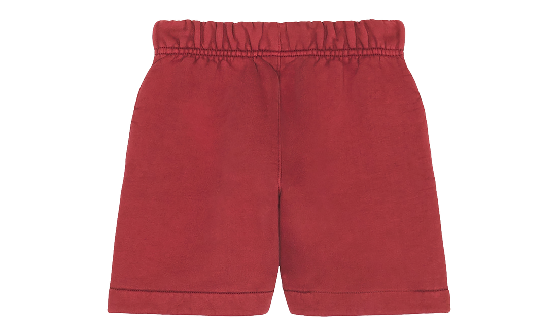 Essentials Heavy Fleece Classic Sweatshort GS "Crimson" 785HO254481K