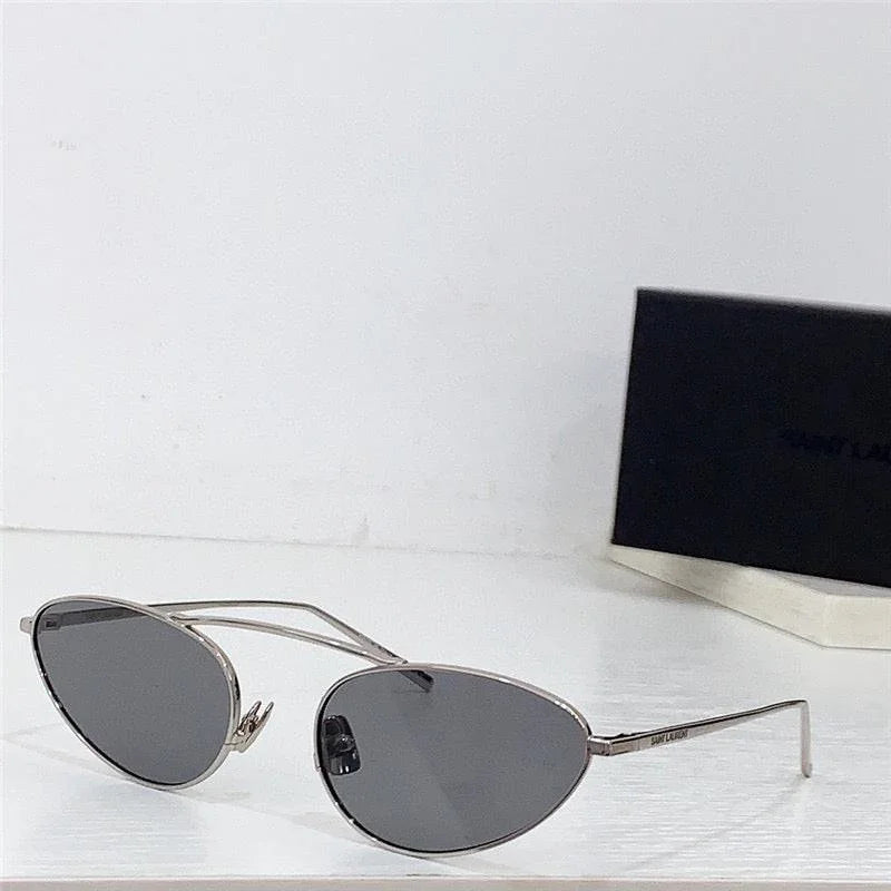 YSL 2024 Saint Laurent Women's Cat Eye SL-538 - 001 Sunglasses ✨