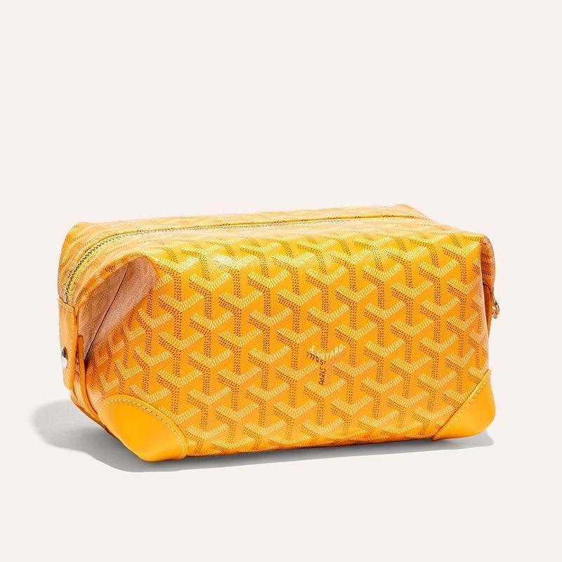 Goyard Bowling 25 Toiletry Bag In Goyardine Canvas✨