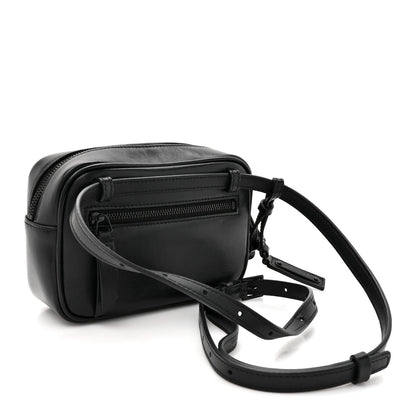 Calfskin Matelasse Monogram Lou Belt Bag Black