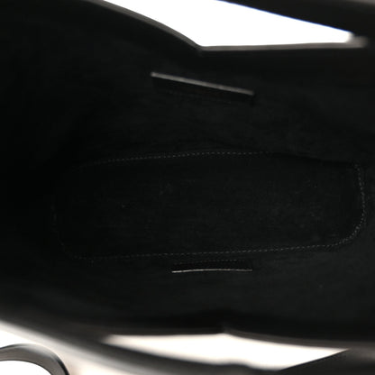 Smooth Calfskin Y Small Bucket Bag Black
