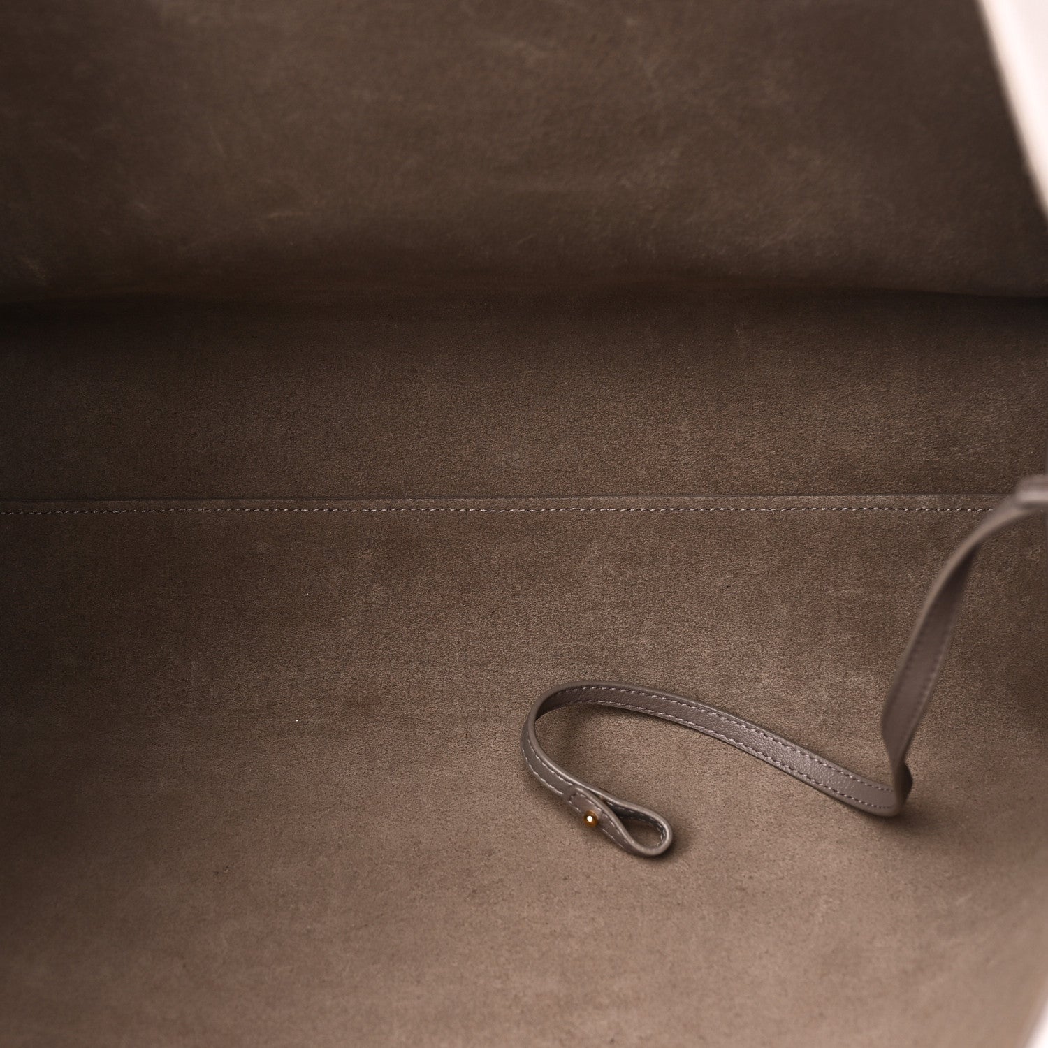 Calfskin Large Shopping Tote Oyster Gray