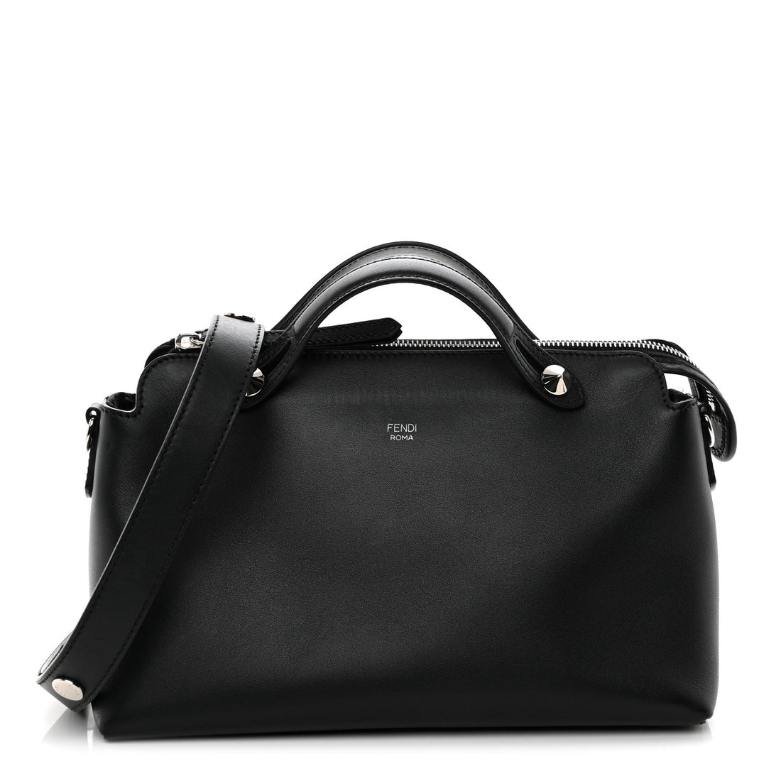 Vitello Dolce Medium By The Way Boston Bag Black