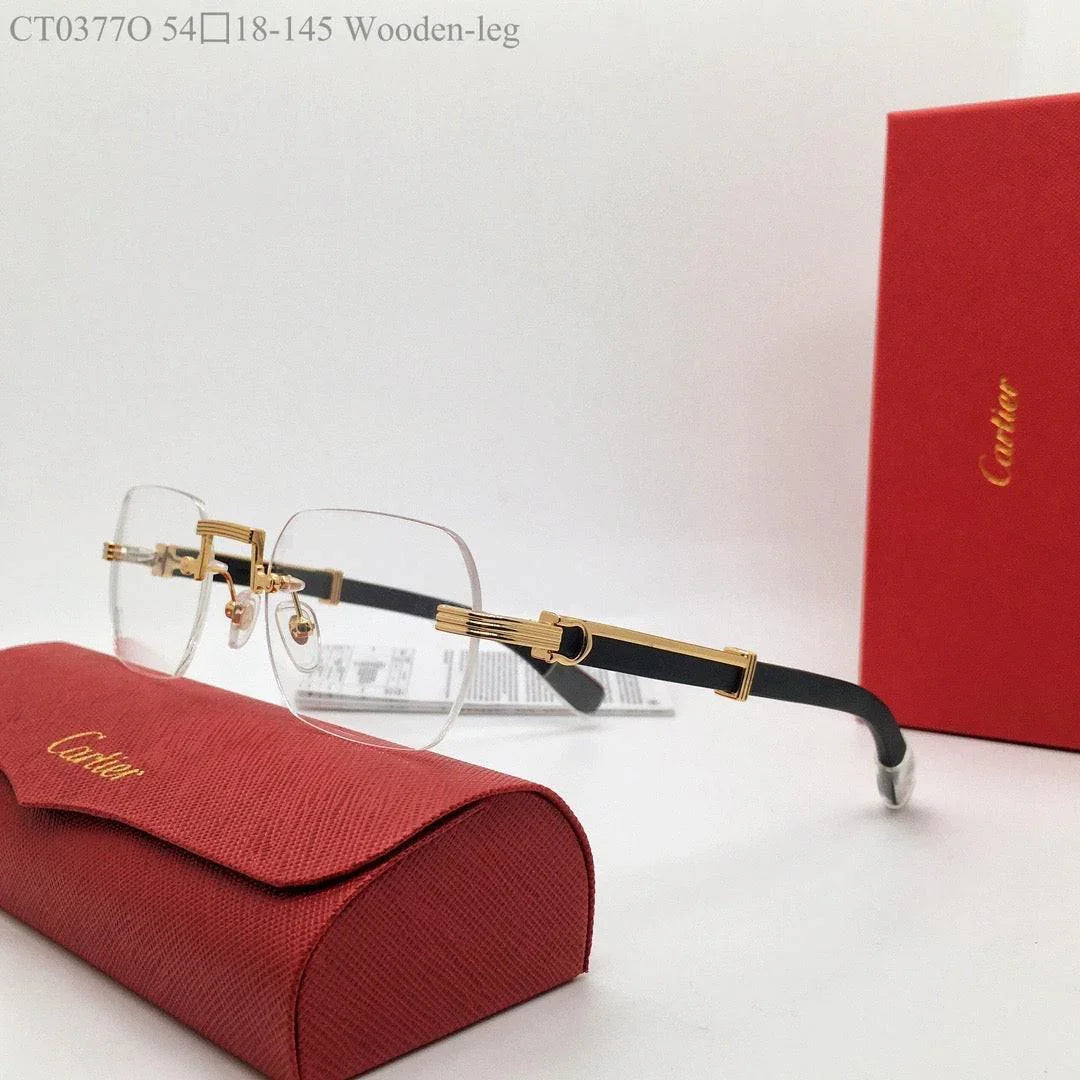 Cartier CT 0377O-NVt Optical Wooden frame 53-21-145  $2945 ✨