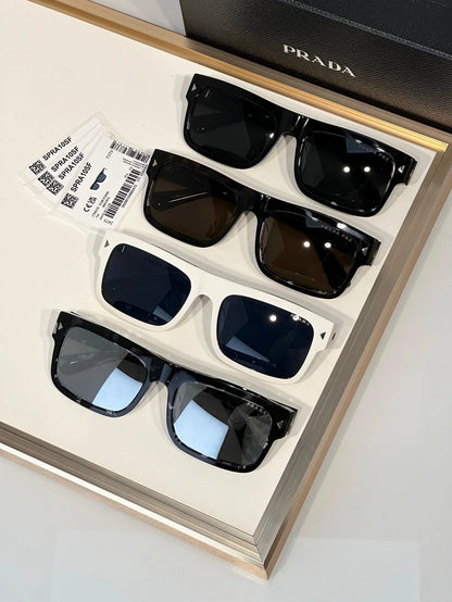 Prada PR A10S Rectangular Brown POLARISED Men&