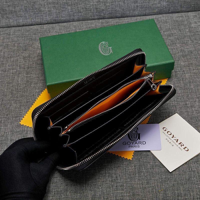 Goyard Matignon GM Zipper Wallet In Goyardine Canvas✨