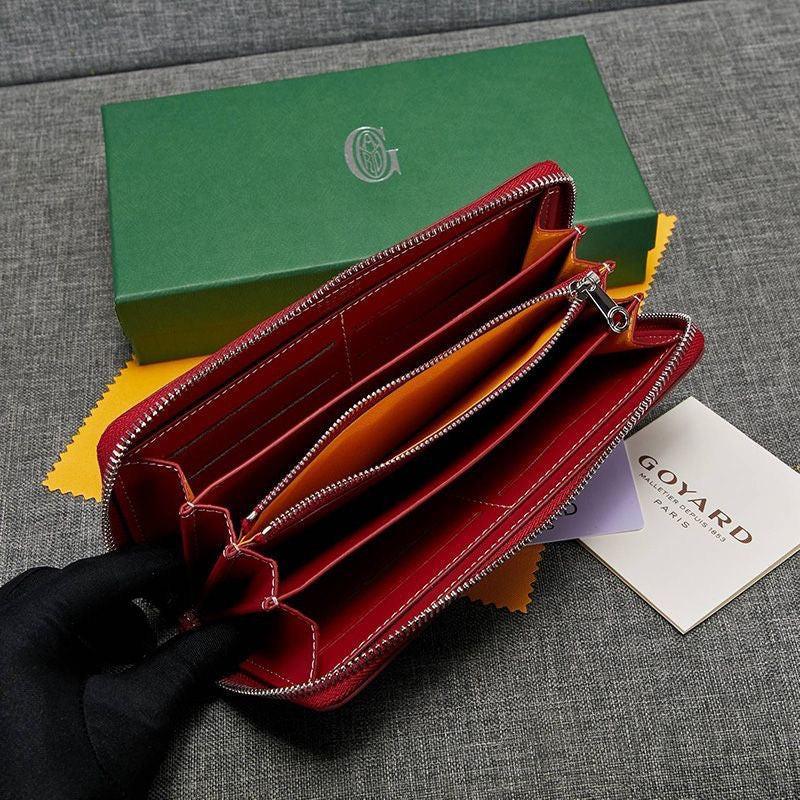 Goyard Matignon GM Zipper Wallet In Goyardine Canvas✨