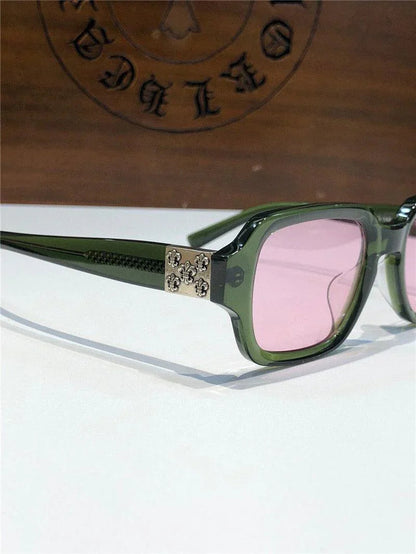 Chrome Hearts TV PARTY matty boy square-frame tinted sunglasses🔱