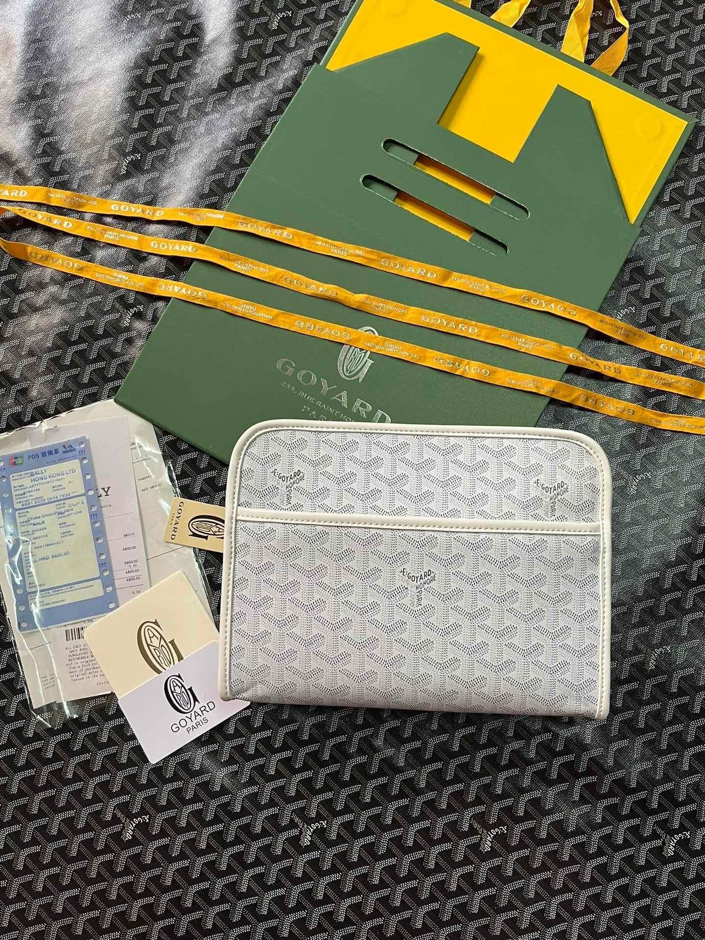 '- Goyard Jouvence Toiletry Bag In Goyardine Canvas 8 Colors✨