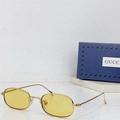 GUCCI Rectangular Frame 2024 in metal frame New Season GG1648S Sunglasses  ✨