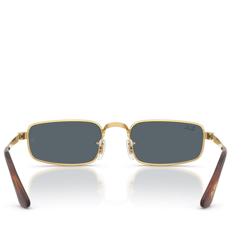 A$AP Rocky x Ray-Ban Bold Metals - Polished Arista Gold/Blue