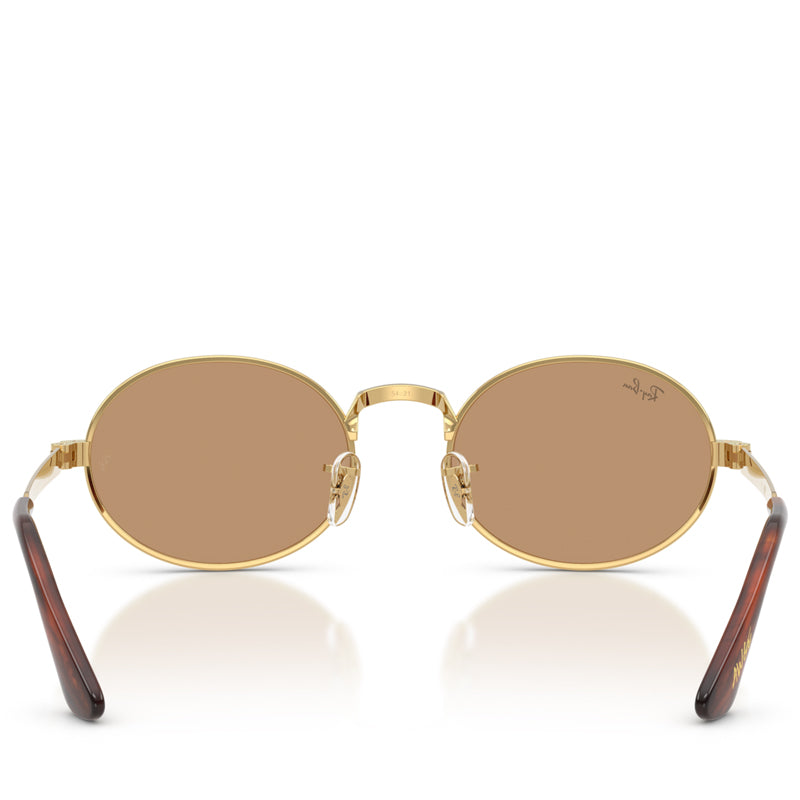 A$AP Rocky x Ray-Ban Bold Metals - Polished Arista Gold/Brown