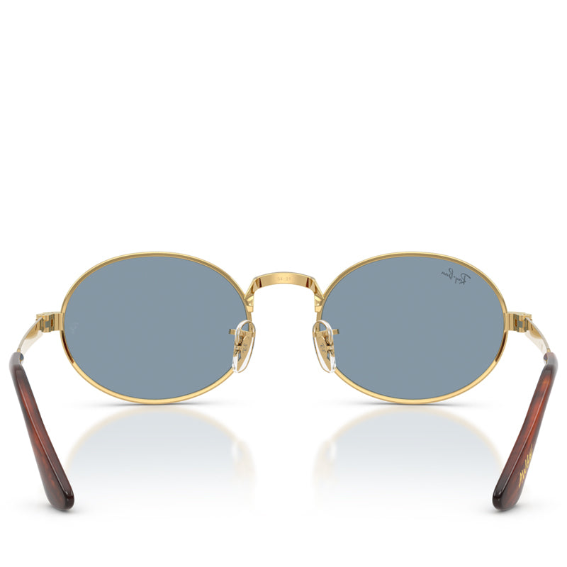 A$AP Rocky x Ray-Ban Bold Metals - Polished Arista Gold/Blue