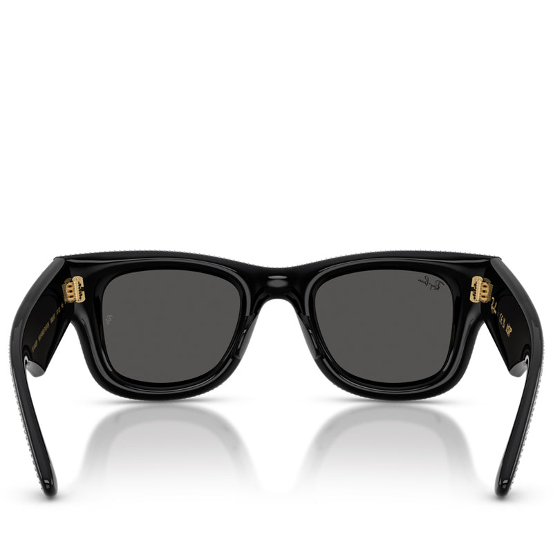 A$AP Rocky x Ray-Ban Wayfarer Puffer Crystal Pavé Edition - Polished Black/Strass Pavé