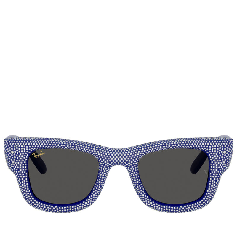 A$AP Rocky x Ray-Ban Wayfarer Puffer Crystal Pavé Edition - Polished Blue/Strass Pavé