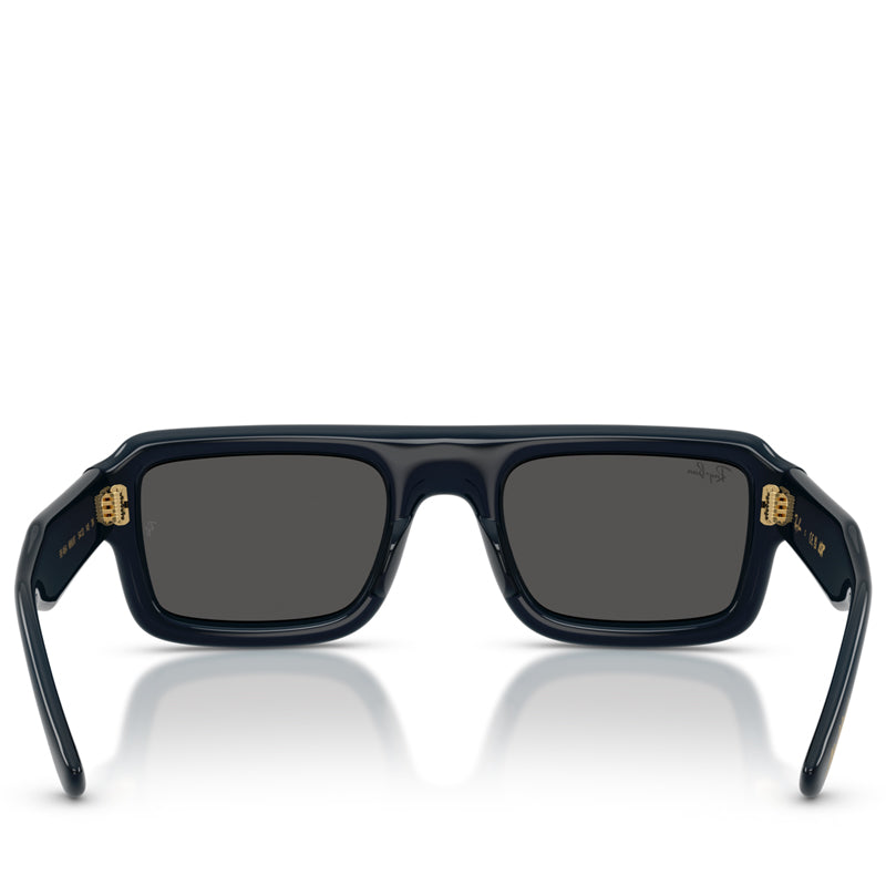 A$AP Rocky x Ray-Ban Flacko Puffer - Polished Transparent Dark Blue/Ultra Black