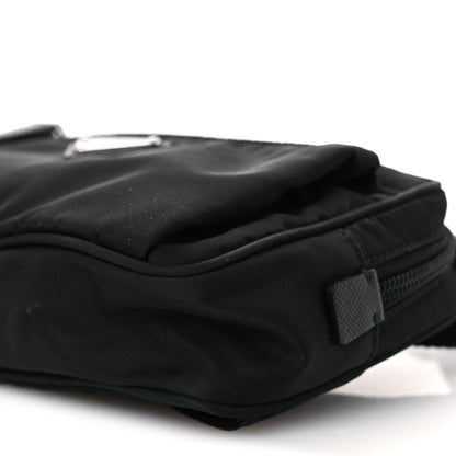 Re-Nylon Saffiano Belt Bag Black