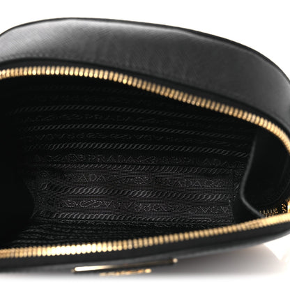 Saffiano Lux Odette Belt Bag Black