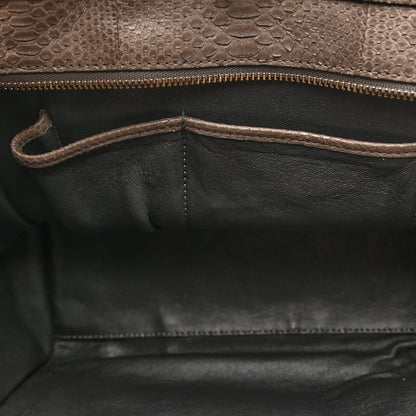 Snakeskin Mini Luggage Grey