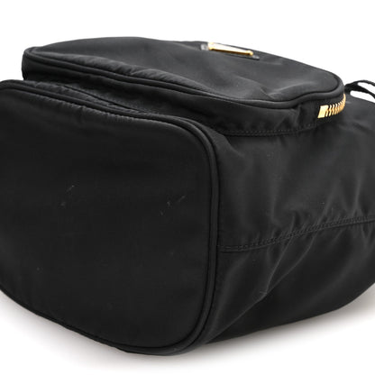 Re-Nylon Saffiano Duet Bucket Crossbody Bag Black Black