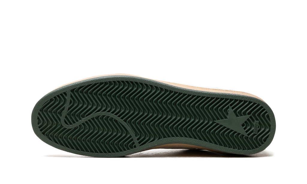 BALLSTAR NAPPA UPPER MATT LEATHER STAR CRACK TOE “WHITE GREEN”
