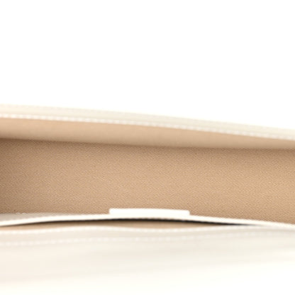 Smooth Calfskin Long Le Grand Bambino Clutch White