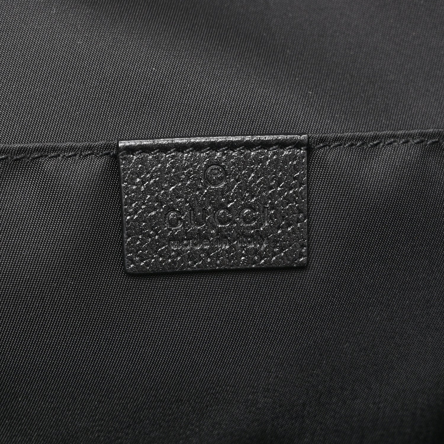 Econyl Nylon Monogram Off The Grid Drawstring Bucket Backpack Black