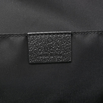 Econyl Nylon Monogram Off The Grid Drawstring Bucket Backpack Black