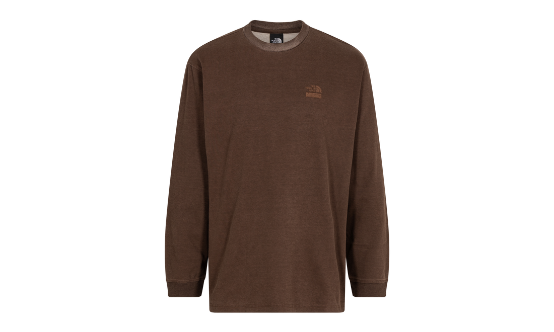 Supreme TNF Pigment Printed L/S Tee "Supreme x The North Face - Brown" SU22161