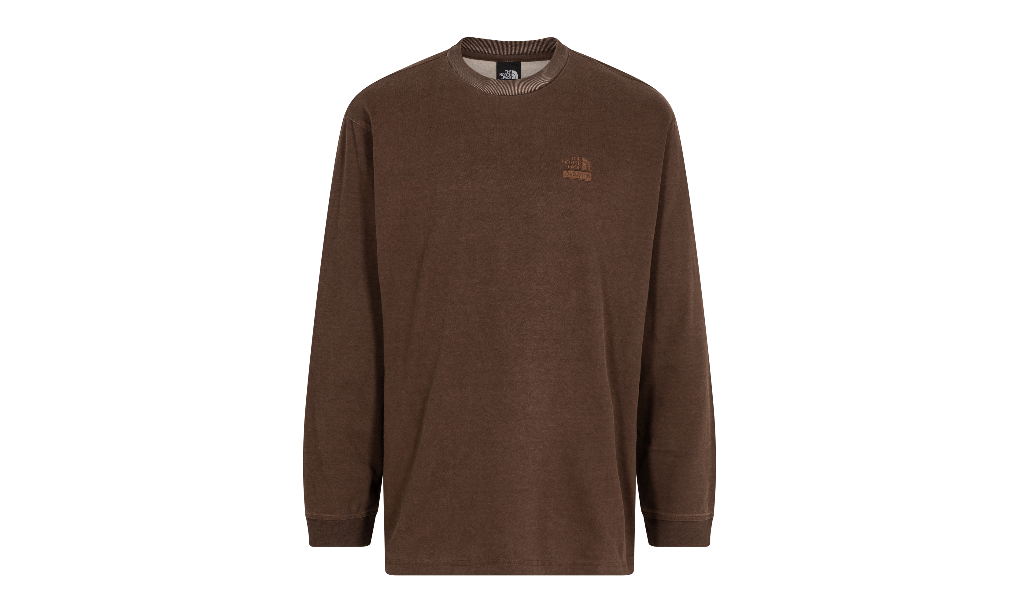 Supreme TNF Pigment Printed L/S Tee "Supreme x The North Face - Brown" SU22161