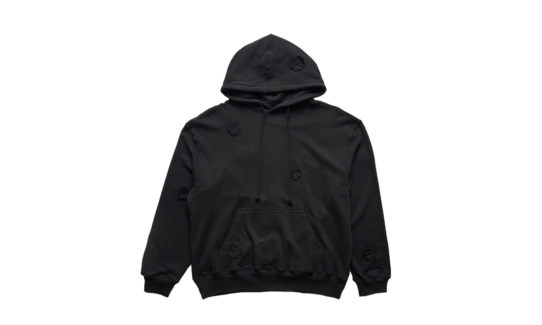 "Daisy" Gym Hoodie "Black" 242MJP022DTERYBLK